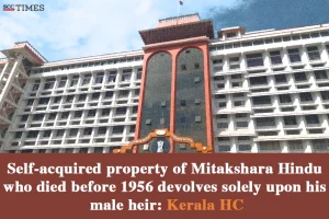 Mitakshara Hindu's property devolves on male heir
