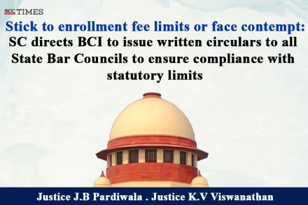 Supreme Court enrollment fee limit