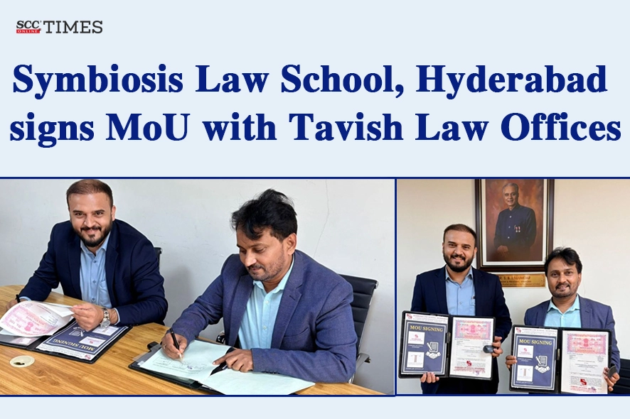 Symbiosis Law School MoU with Tavish Law Offices