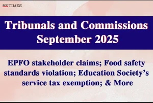 Tribunals and Commissions September 2025