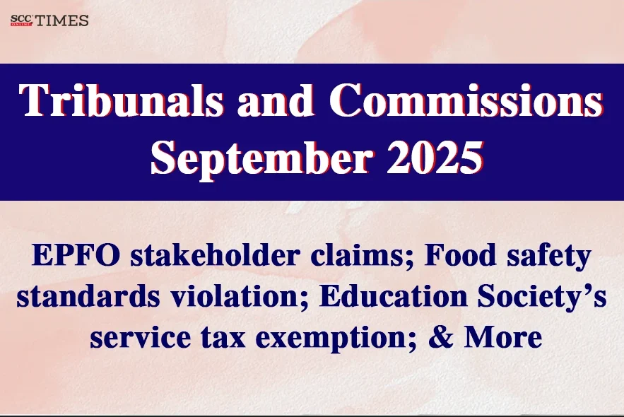 Tribunals and Commissions September 2025