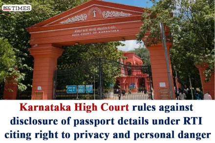 disclosure of passport details