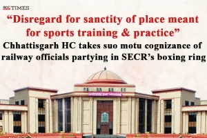 railway officials partying in boxing ring