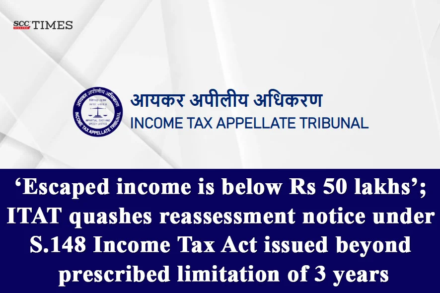 reassessment notice barred by limitation