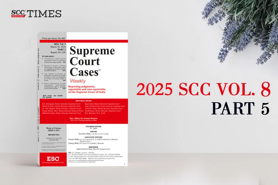 2025 SCC Vol. 8 Part 5