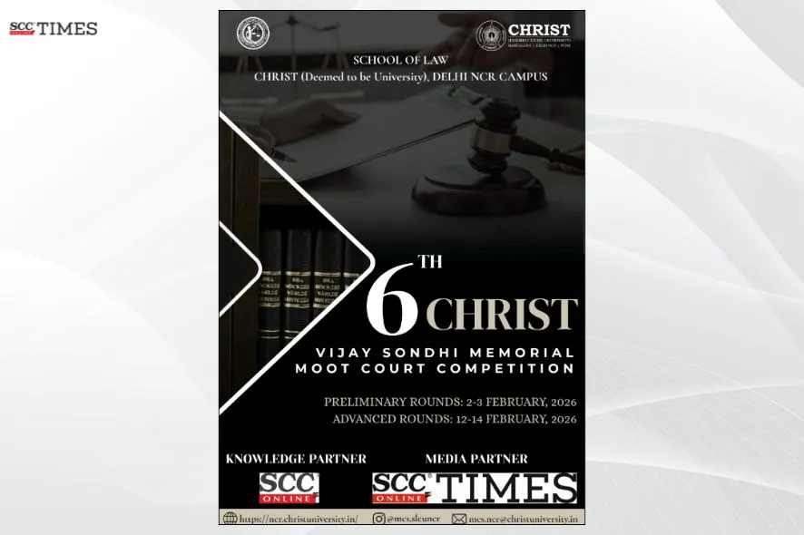 Christ Vijay Sondhi Memorial Moot Court Competition 2026