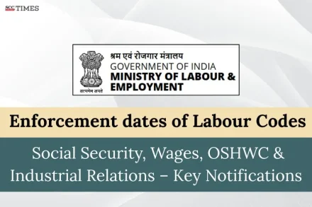 Enforcement dates of Labour Codes