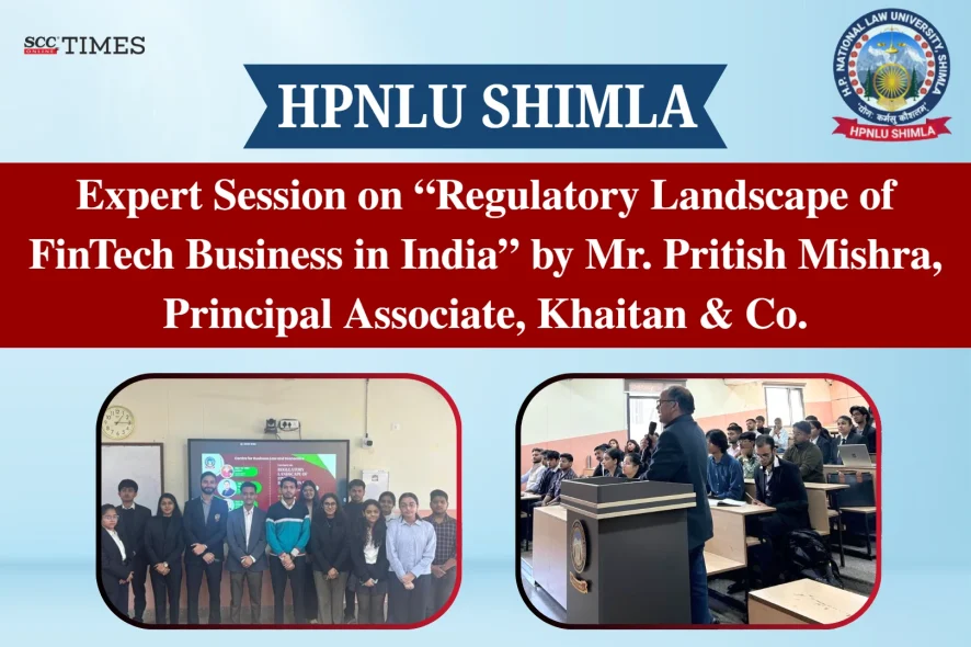 HPNLU Shimla FinTech Regulation Lecture
