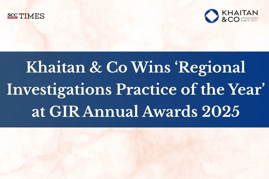 Khaitan & Co GIR Award 2025
