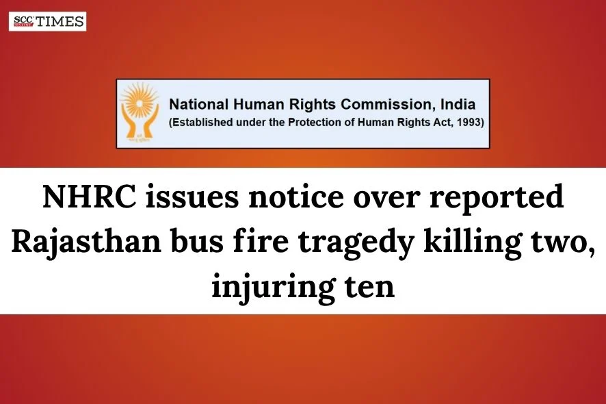 Rajasthan bus fire