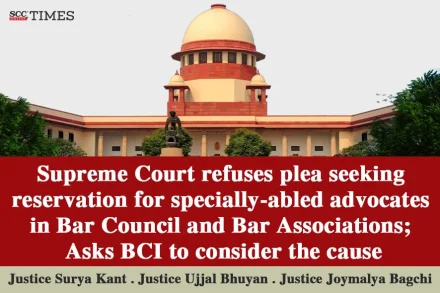 SC rejects reservation specially-abled advocates