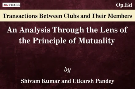 Transactions Between Clubs and Their Members