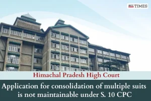 consolidation of suits under Section 10