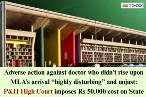 doctor did not rise upon MLA's arrival