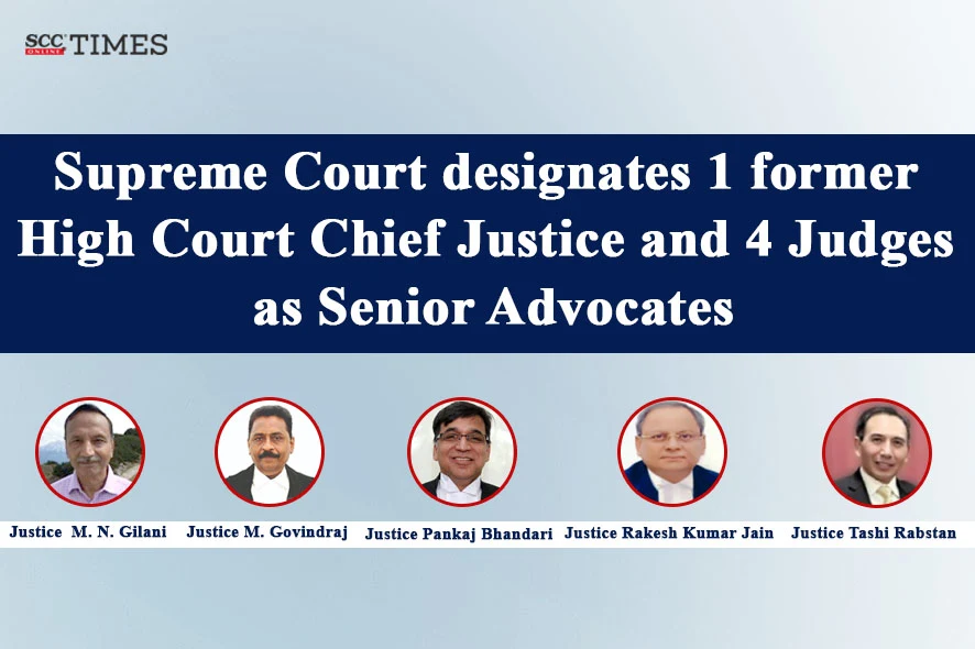 judges as Senior Advocates