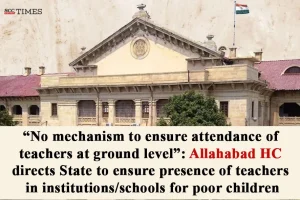 presence of teachers in schools for poor children