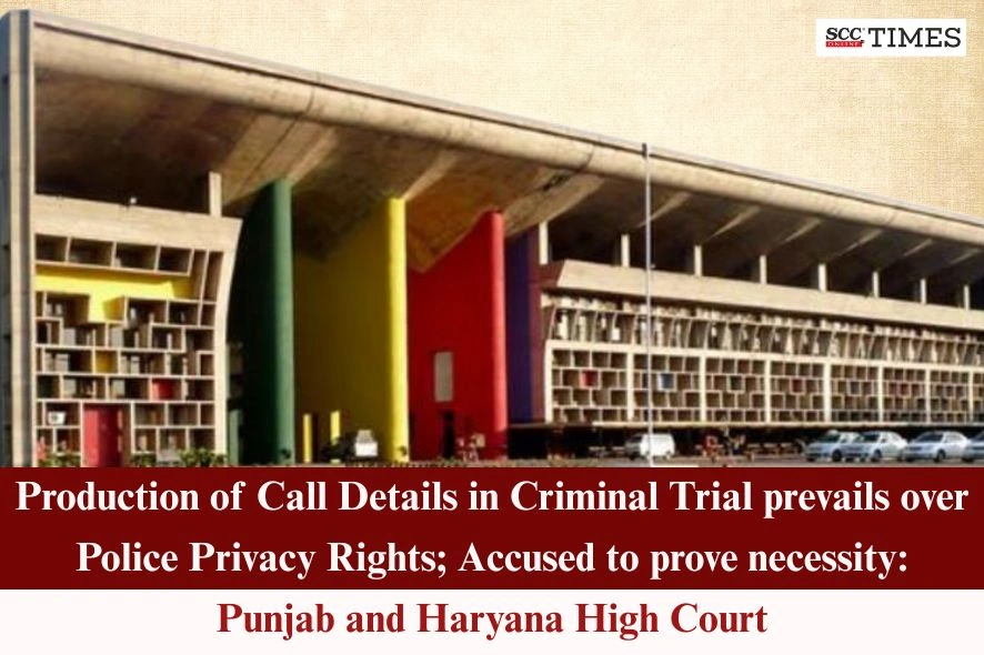 production of call details right to privacy