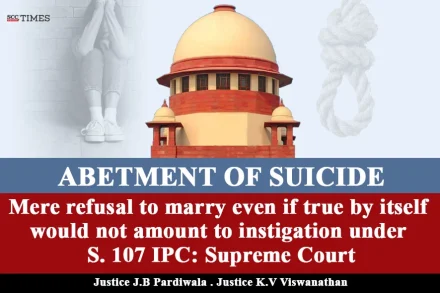 refusal to marry not instigation