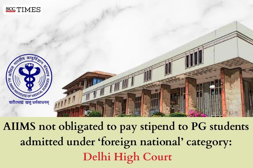 stipend to foreign national students