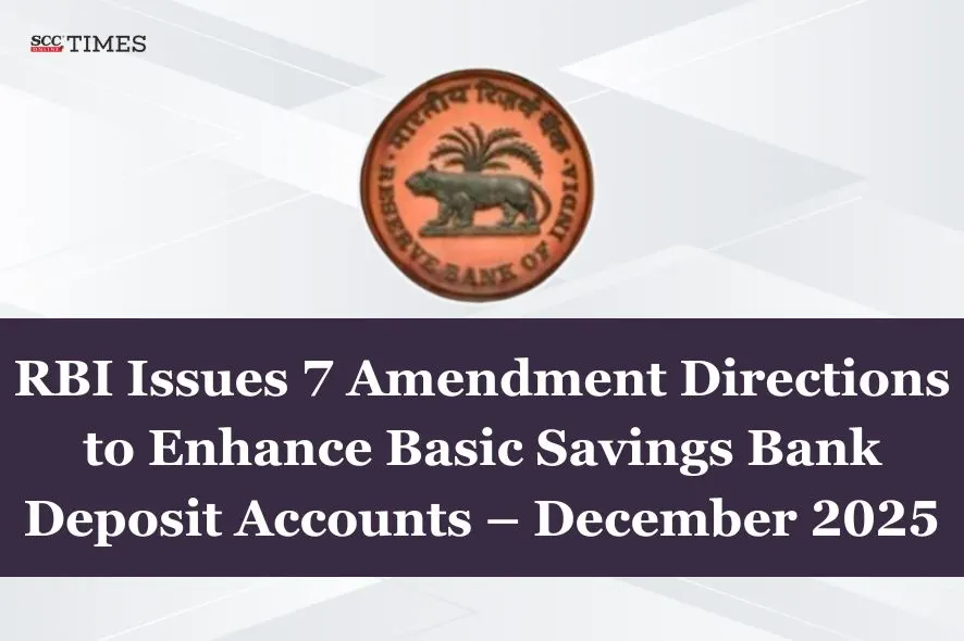 Basic Savings Bank Deposit account guidelines
