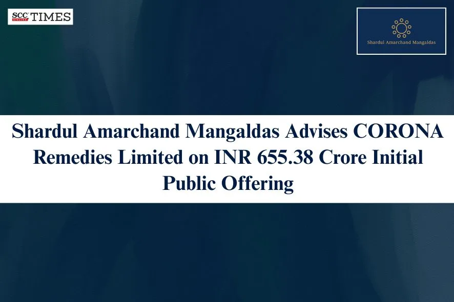 CORONA Remedies IPO legal advisory