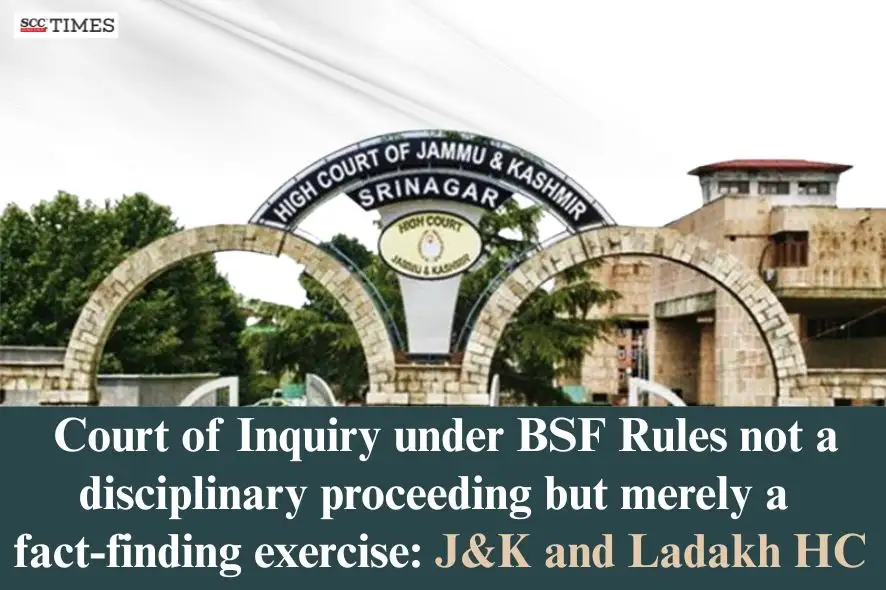 Court of Inquiry merely a fact-finding exercise