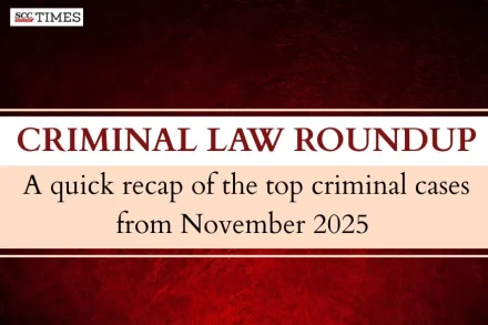 Criminal Law Roundup November 2025