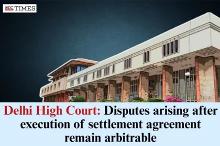 Disputes after settlement agreement arbitrable