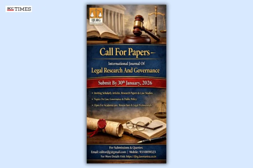 International Journal of Legal Research and Governance Call for Papers