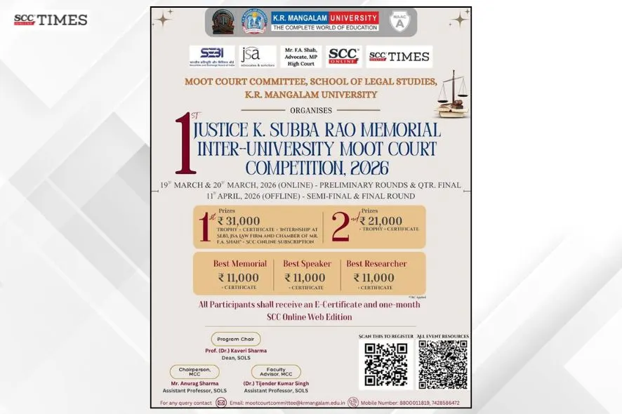 Justice K. Subba Rao Memorial Moot Court Competition