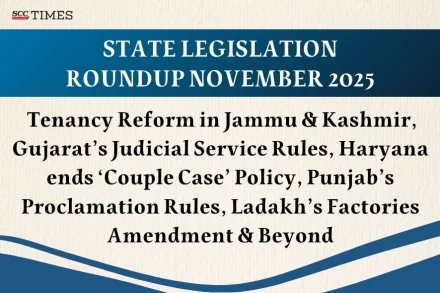 Latest State Legislations