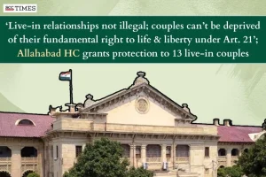 Live-in relationships not illegal