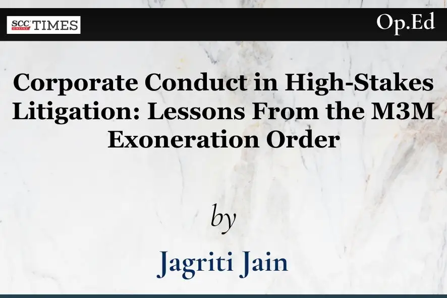 M3M Exoneration Order Litigation Analysis