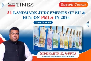 PMLA Landmark Judgments 2024
