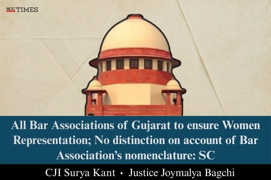 Women Representation in Gujarat Bar Associations