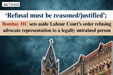 denying advocate to legally untrained person