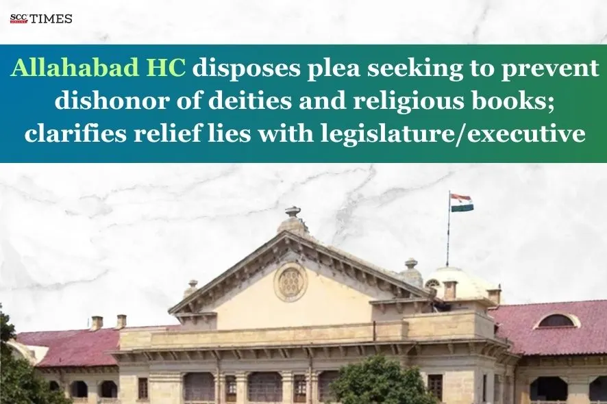 plea seeking to prevent dishonor of deities