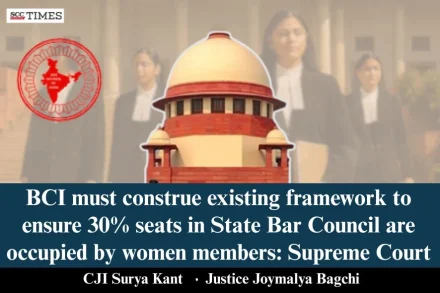 30% women reservation in State Bar Councils