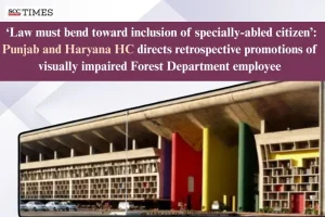 visually impaired Forest Department employee