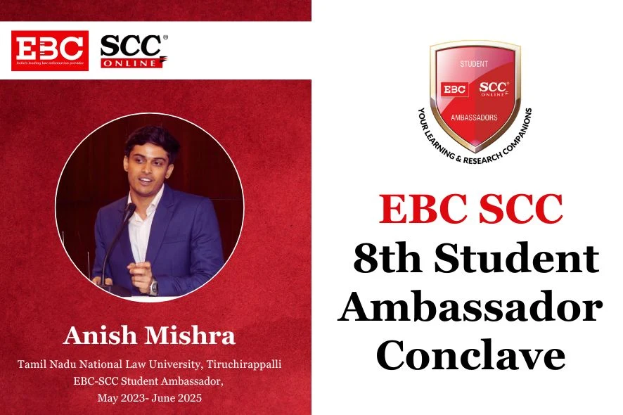 Anish Mishra EBC-SCC Student Ambassador