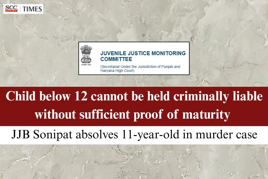 Child under twelve criminal liability