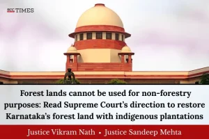 Forest lands cannot be used for non-forestry purposes