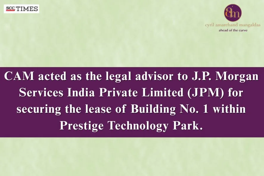 JP Morgan Prestige Technology Park CAM Advisory