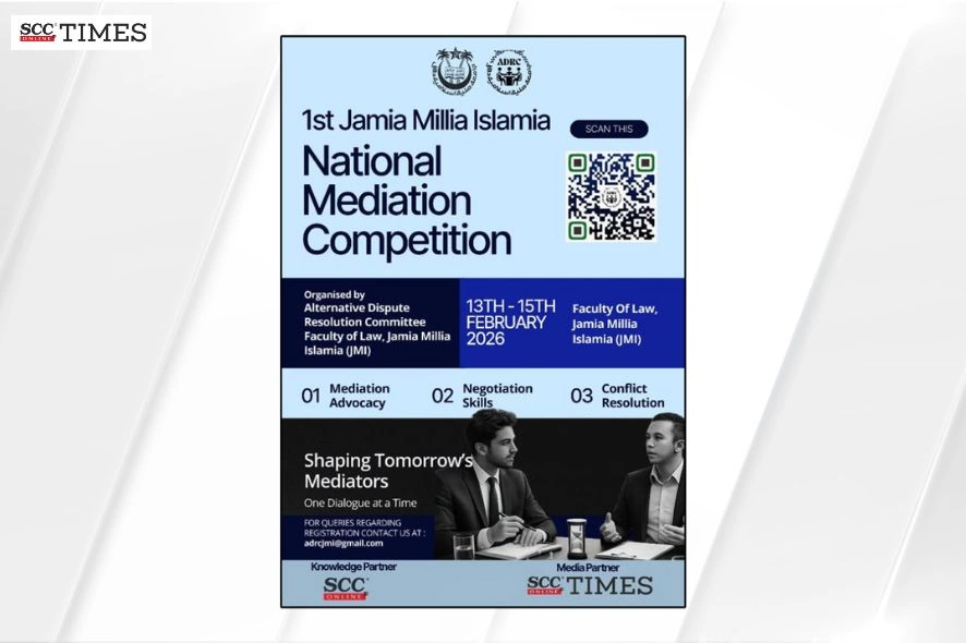 Jamia Millia Islamia National Mediation Competition 2026