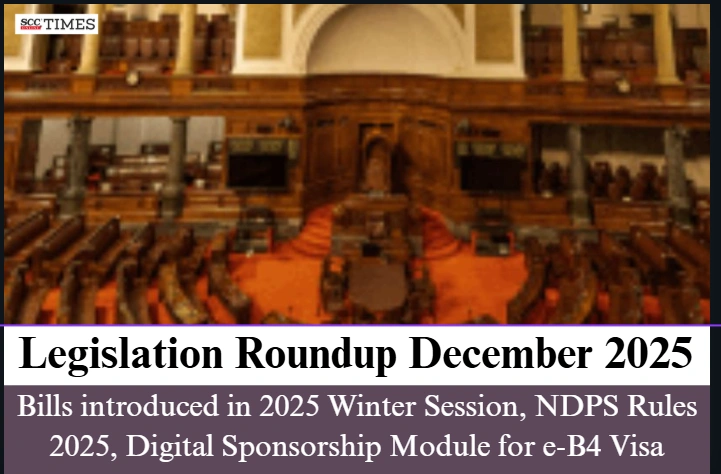Legislation Roundup December 2025
