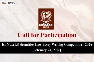 NUALS Securities Law Essay Writing Competition 2026