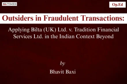 Outsiders in fraudulent transactions under Section 66 IBC