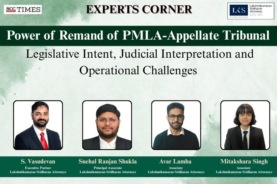 Power of Remand of PMLA Appellate Tribunal