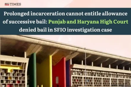 Prolonged incarceration cannot entitle successive bail