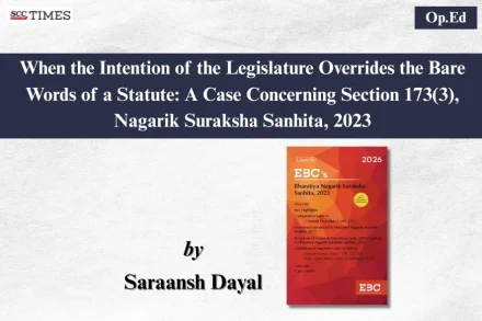 Section 173(3) BNSS interpretation